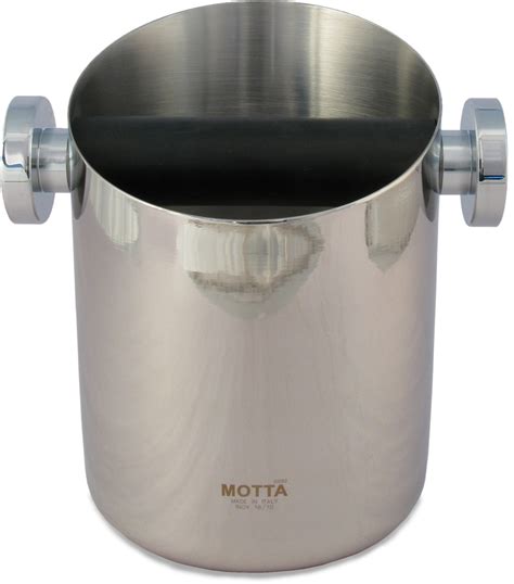 Motta Stainless Steel Knock Box, 6.5